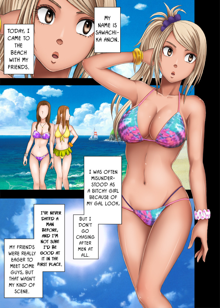 Hentai Manga Comic-A Virgin Gal Who Was Toyed With By Playboys At The Beach Hut-Read-1